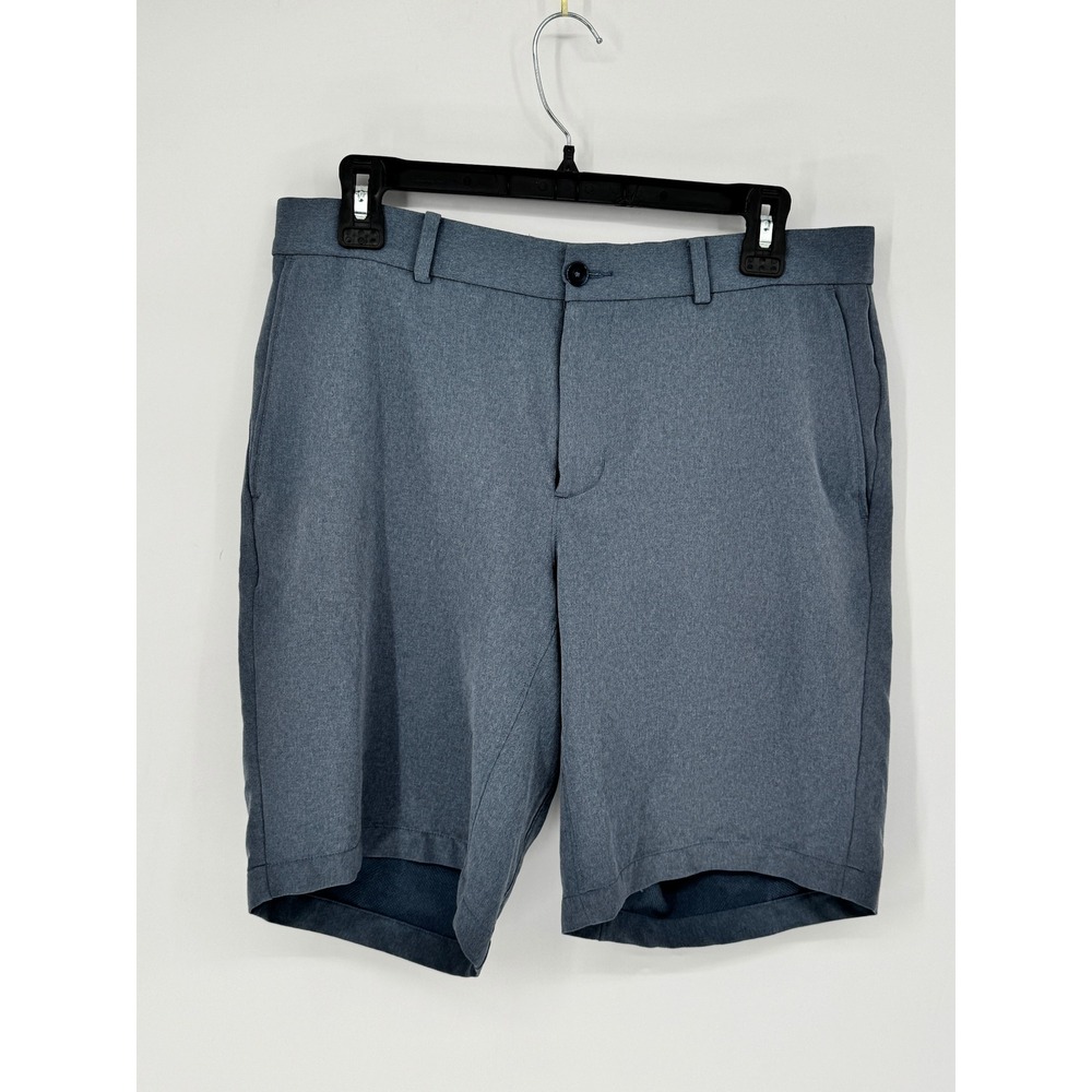 Nike Mens Dri-FIT Golf Shorts Heather Blue Size 32 Stretch Performance Active